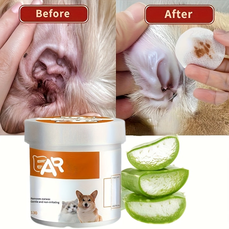 Haven Pet Eye and Ear Cleaning Wipes 130-Pack Tear Stain Remover