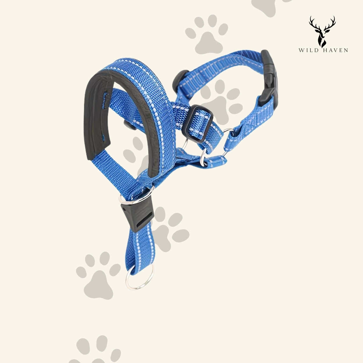 Haven Dog Head Halter, No-Pull Training Lead for Gentle Walking Control