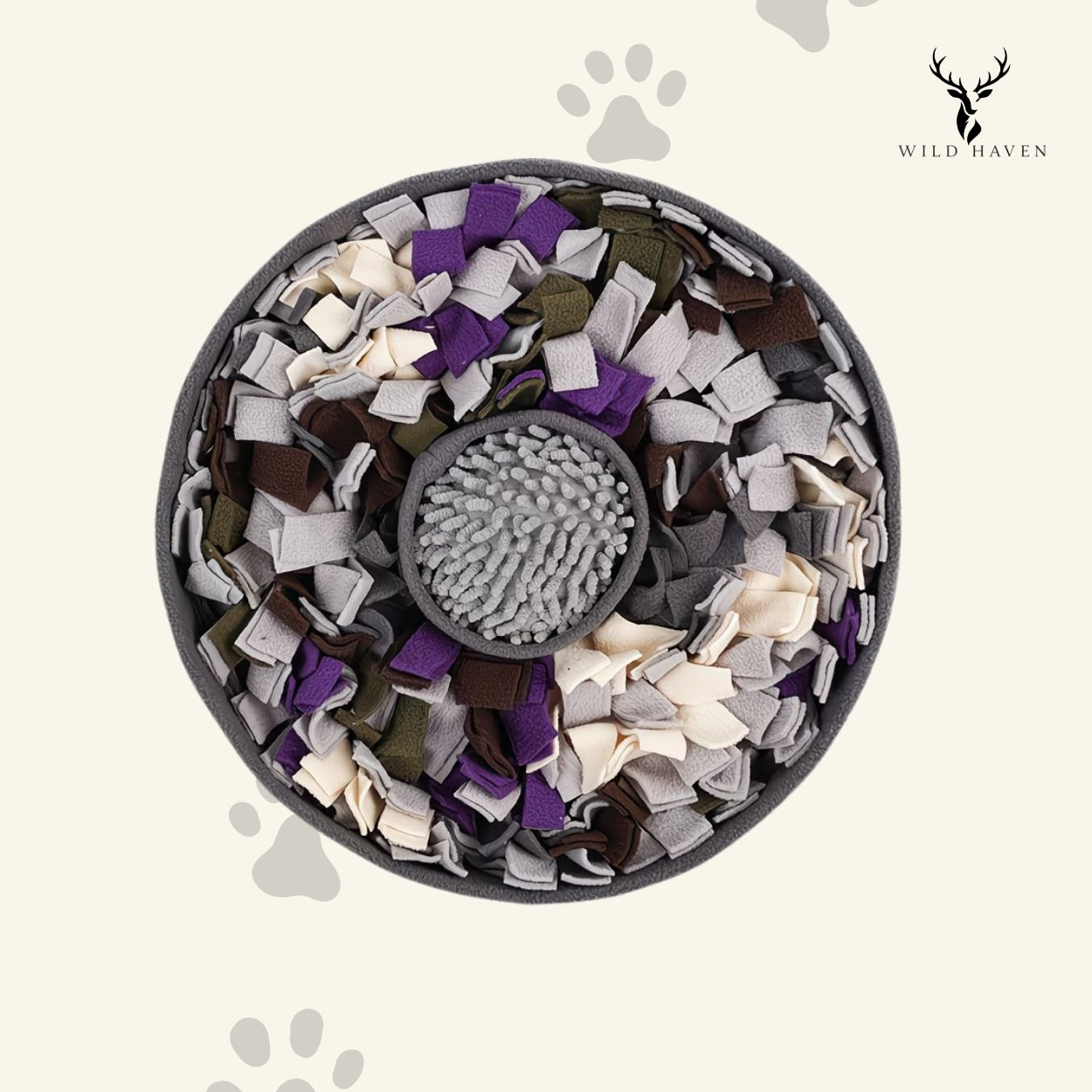 Haven Dog Sniffing Pad, Jellyfish Multi-Texture Foraging and Enrichment Toy for Dogs