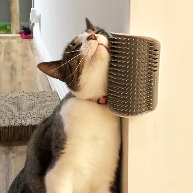 Haven Cat Corner Wall-Mounted Self-Grooming Brush