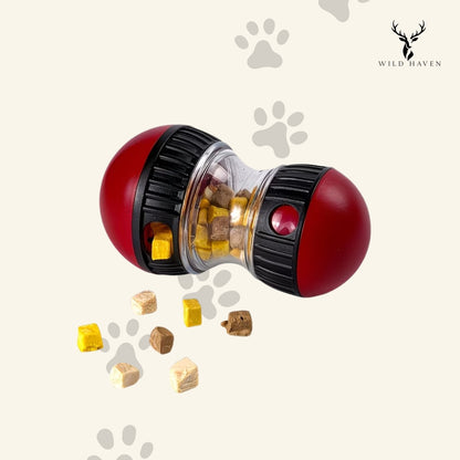 Haven Rolling Treat Ball, Rotating Slow Feeder and Enrichment Toy for Dogs