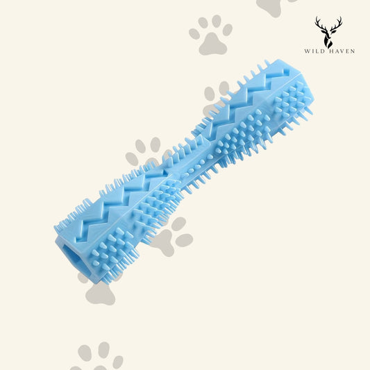 Haven Dog Molar Stick Toothbrush Toy, Soft Rubber Dental Chew for Teething and Small Breed Dogs