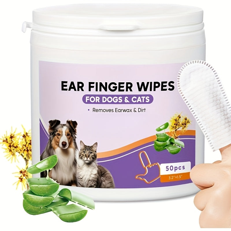 Haven Cat and Dog Ear Tooth Paw Cleaning Wipes 50-Pack