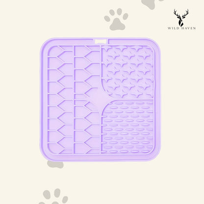 Haven Cat Suction Lick Mat, Silicone Wall Mount Slow Feeder and Distraction Tool for Cats