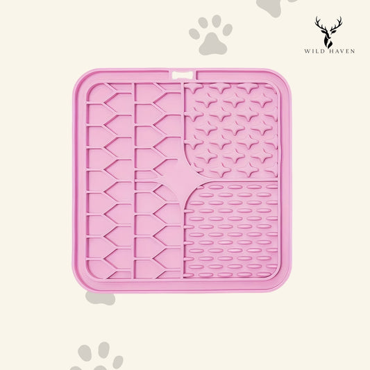 Haven Cat Suction Lick Mat, Silicone Wall Mount Slow Feeder and Distraction Tool for Cats