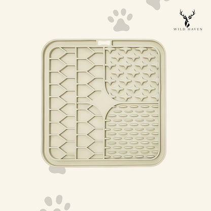 Haven Cat Suction Lick Mat, Silicone Wall Mount Slow Feeder and Distraction Tool for Cats