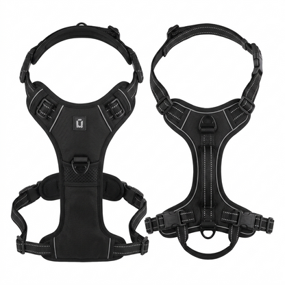 Haven Dog Anti-Pull Harness with Handle, Padded Reflective Vest with Top Control Grip