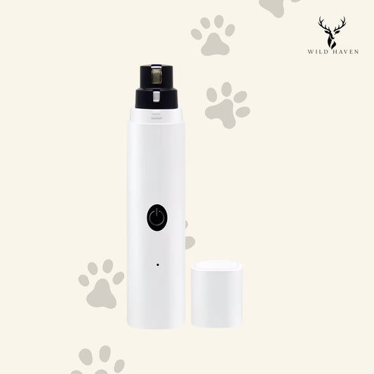 Haven Dog Nail Grinder, USB Rechargeable Ultra-Quiet Electric Nail Trimmer for Anxious Dogs
