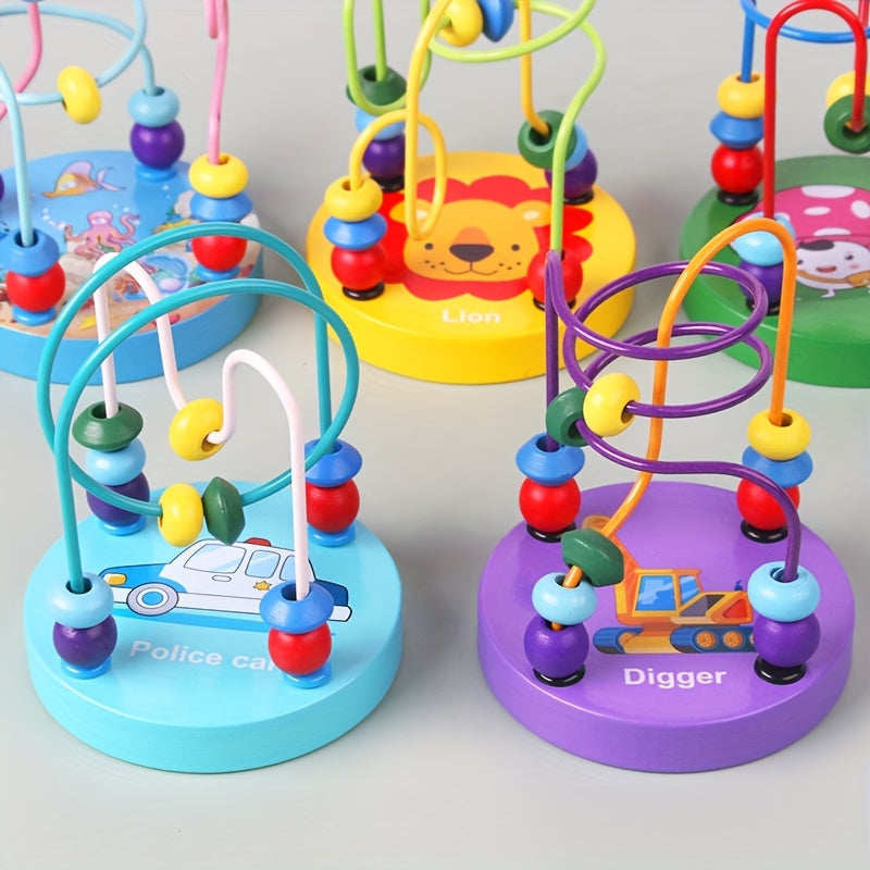 Haven Bird Wooden Bead Maze Chew Toy for Parrots and Parakeets